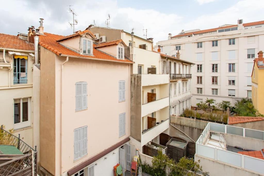 칸느 C16 - 2 Bdr Rue Antibes 4 Min Palais Festivals - Ac & Terrace 아파트 외부 사진